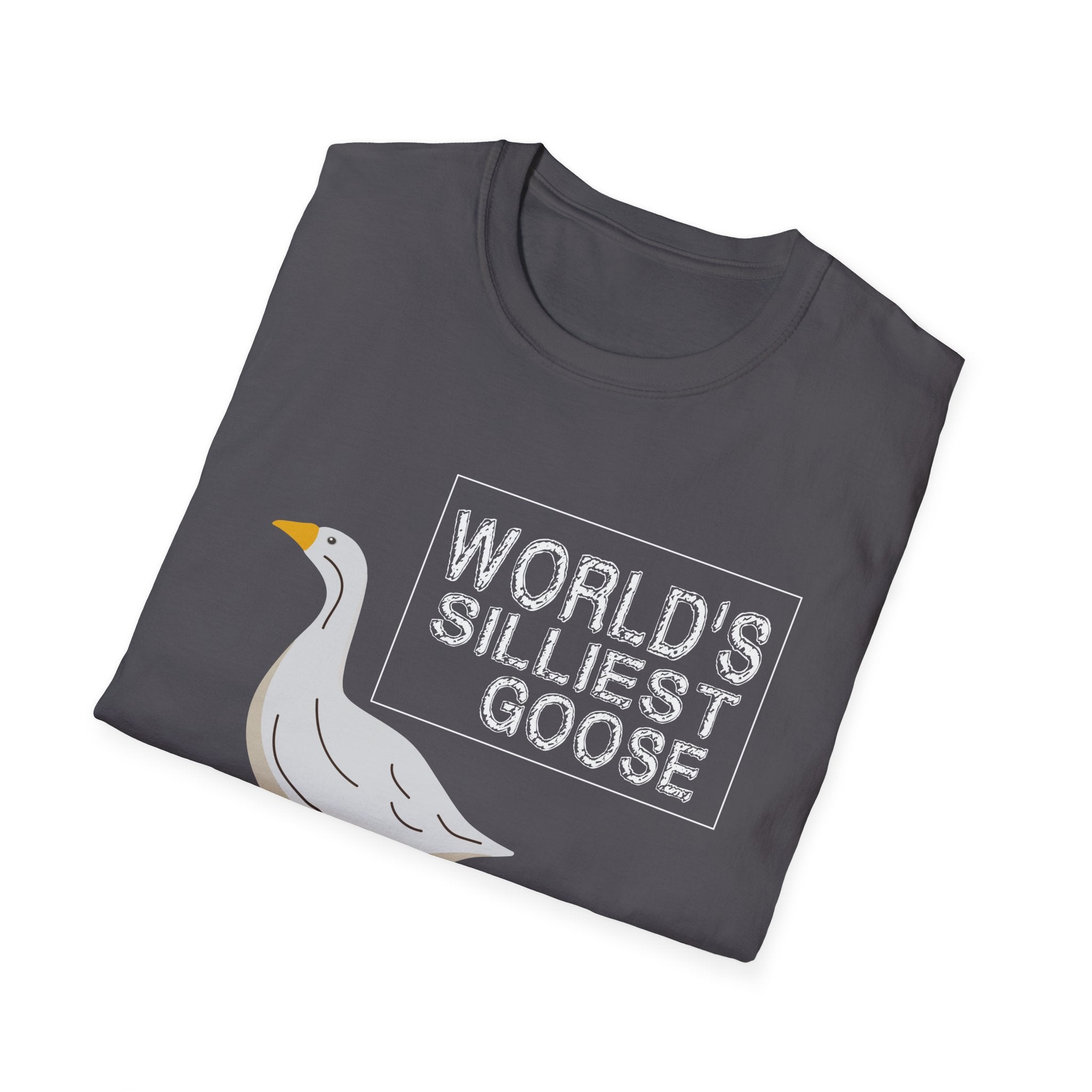 Funny Goose T-Shirt, World's Silliest Goose Gift, Unisex Graphic Tee, Animal Lover Shirt, Quirky Gift for Friends