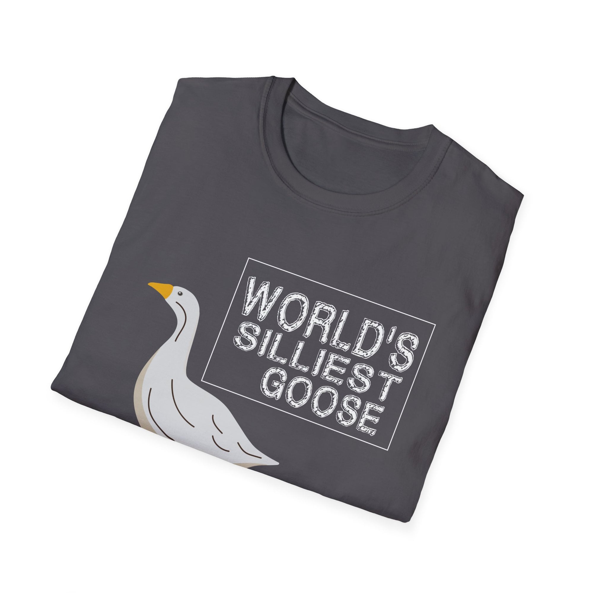 Funny Goose T-Shirt, World's Silliest Goose Gift, Unisex Graphic Tee, Animal Lover Shirt, Quirky Gift for Friends