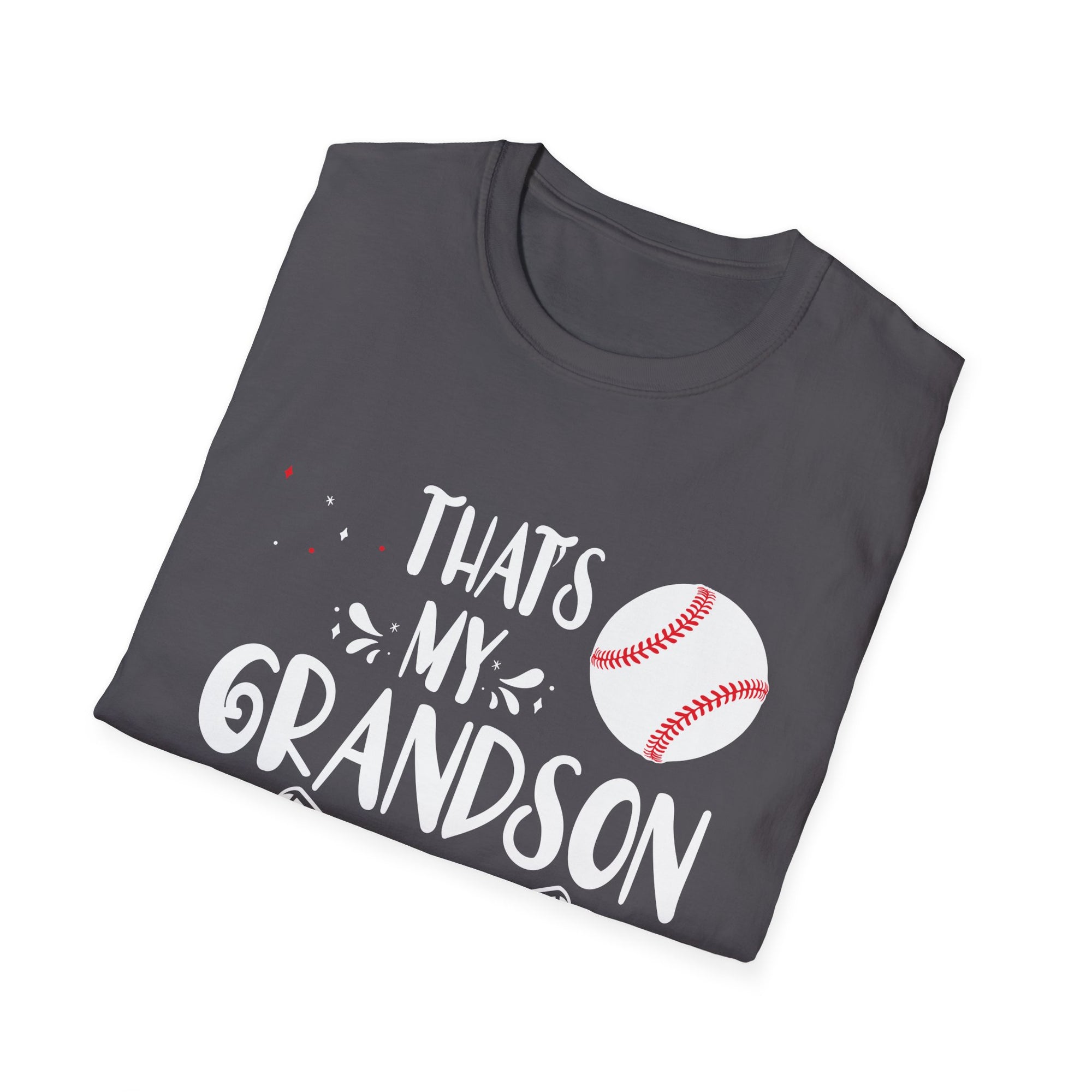 Baseball Grandson T-Shirt | Unisex Sports Tee for Proud Grandparents | Gift for Baseball Lovers, Family Reunion, Birthday, Sports Events