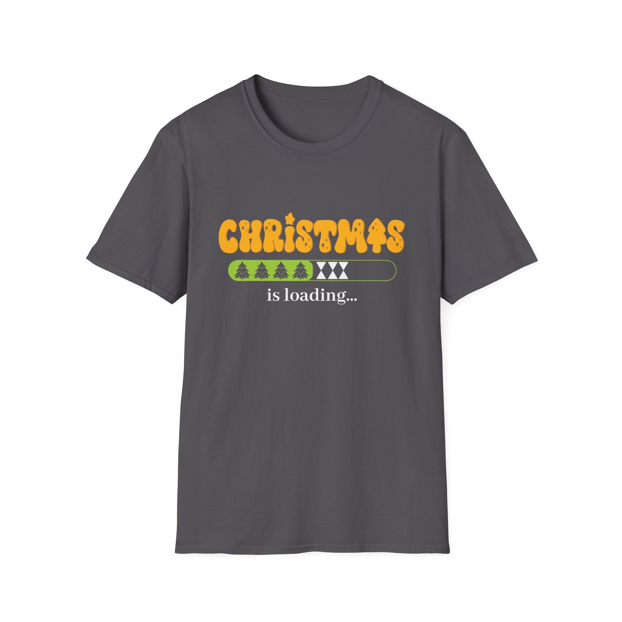Christmas Loading Tee, Fun Holiday Gift, Unisex Graphic T-Shirt, Festive Apparel, XMAS Countdown Tee