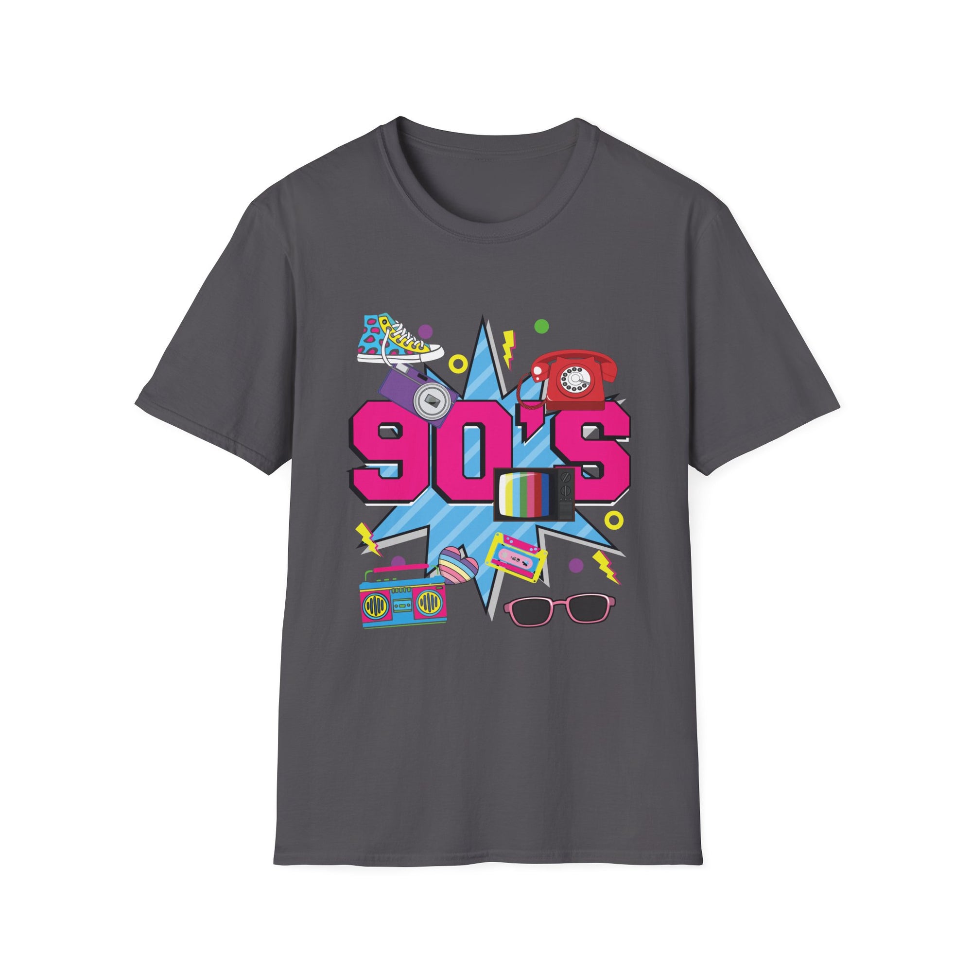 90s I love The 90's Vintage Retro Nineties Costume Party Unisex Softstyle T-Shirt