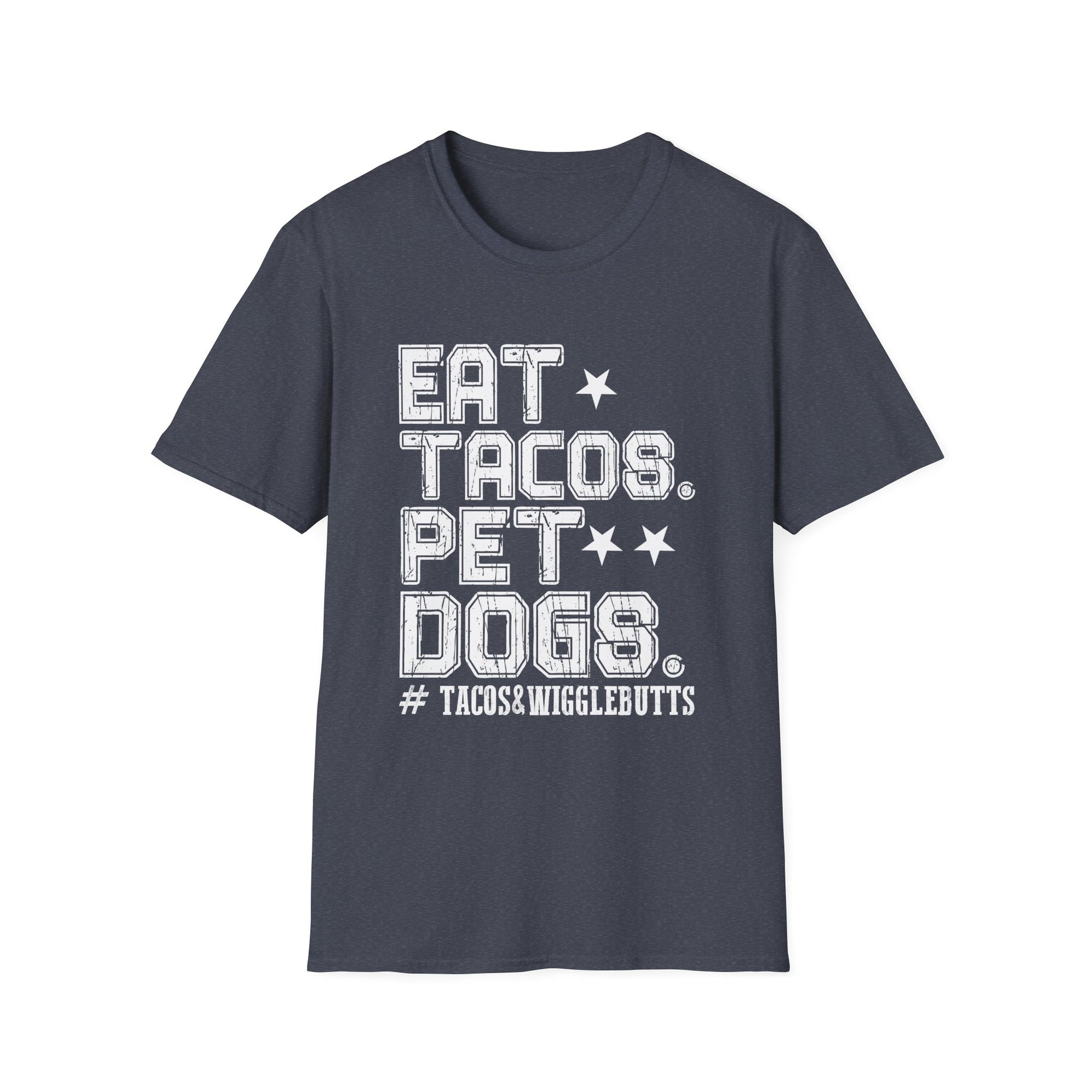 Funny Dog Lover's Tee - Eat Tacos Pet Dogs, Unisex Softstyle T-Shirt for Dog Owners, Gift for Pet Lovers, Casual Everyday Shirt, Funny [...]