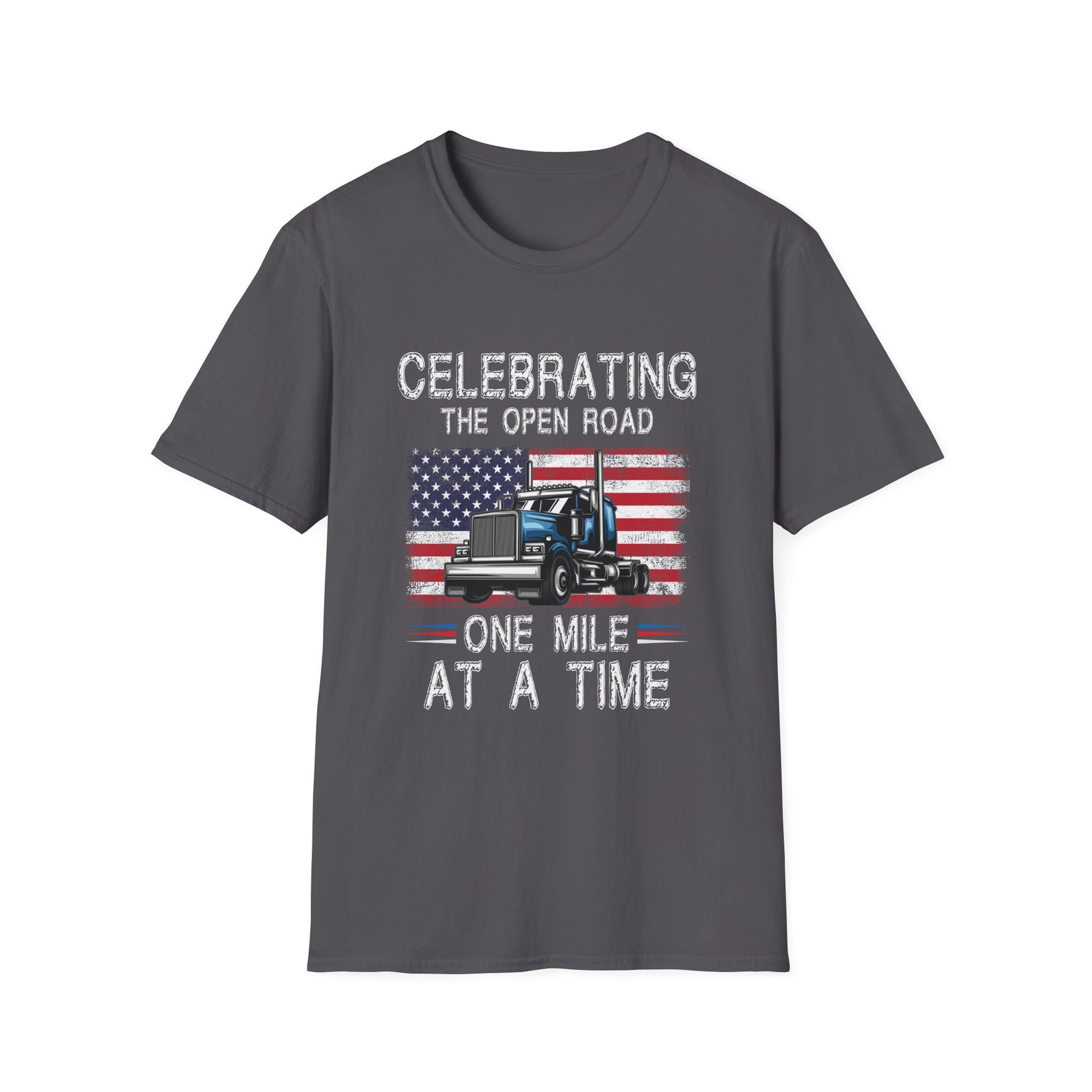 Open Road Celebrating Unisex T-Shirt - Perfect Gift for Truck Drivers, Road Trip Lovers, Independence Day, Adventure Seekers, and [...]