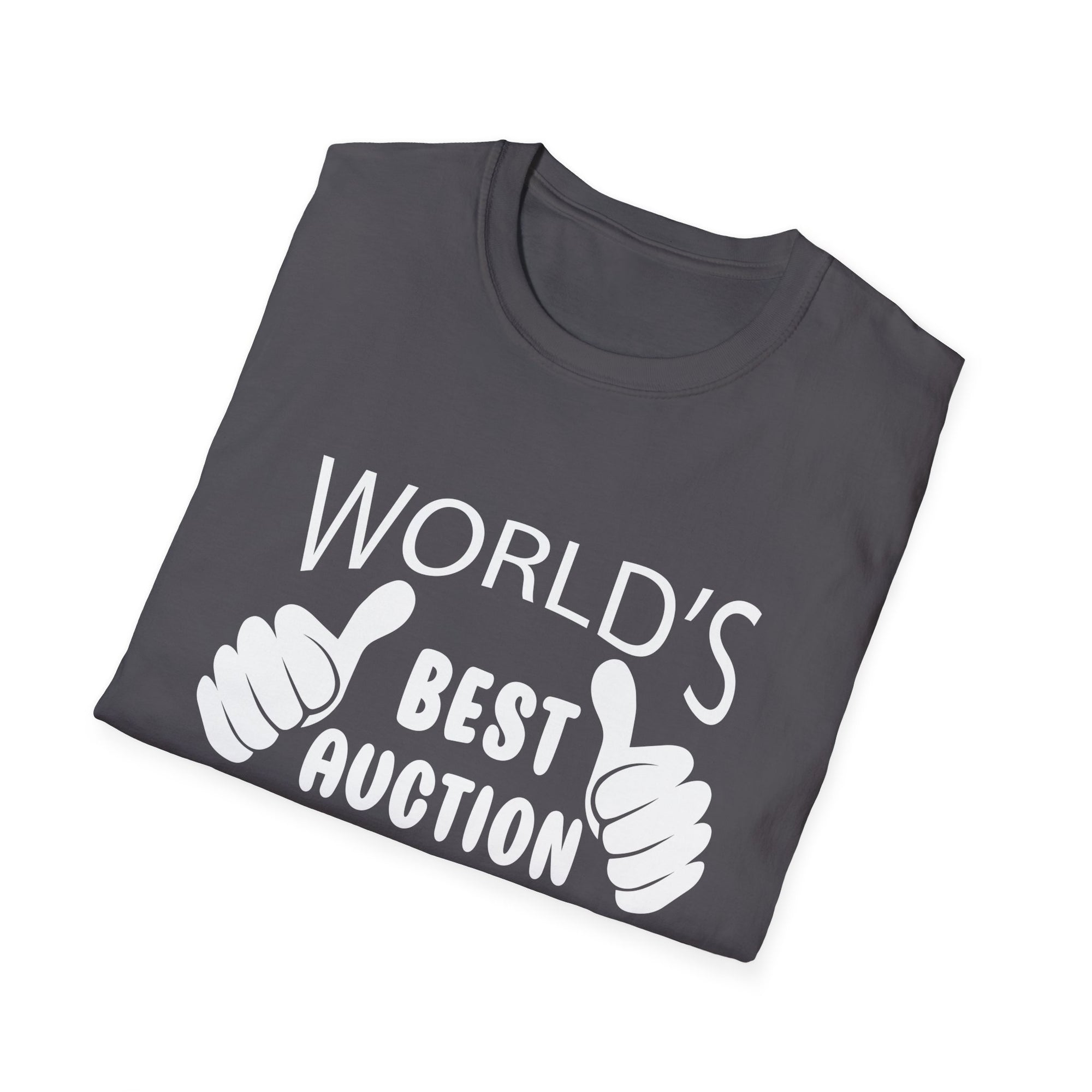 World's Best Auction Worker T-Shirt, Funny Gift, Unisex Tee, Auction Enthusiast Shirt, Father's Day, Work Appreciation