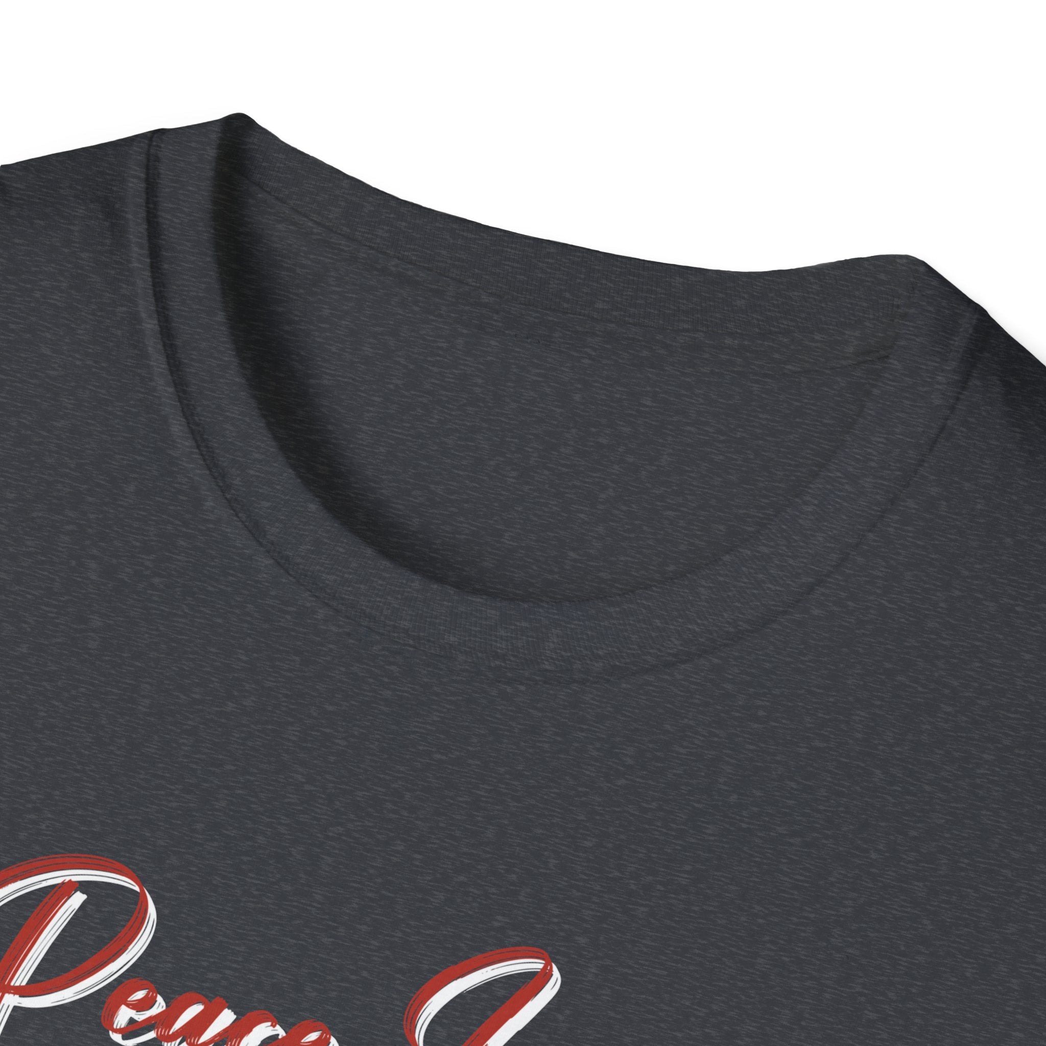 Strawberry Peace Love T-Shirt, Softstyle Graphic Tee for Strawberry Lovers, Cute Summer Shirt, Fun Festival Wear, Unique Gift Idea