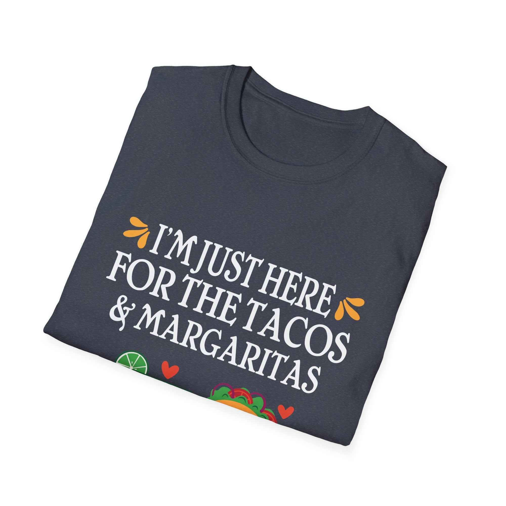 Unisex Taco & Margarita T-Shirt - Fun Party Wear, Casual Tee, Gift for Food Lovers, Summer Celebration Apparel, Funny Foodie Shirt