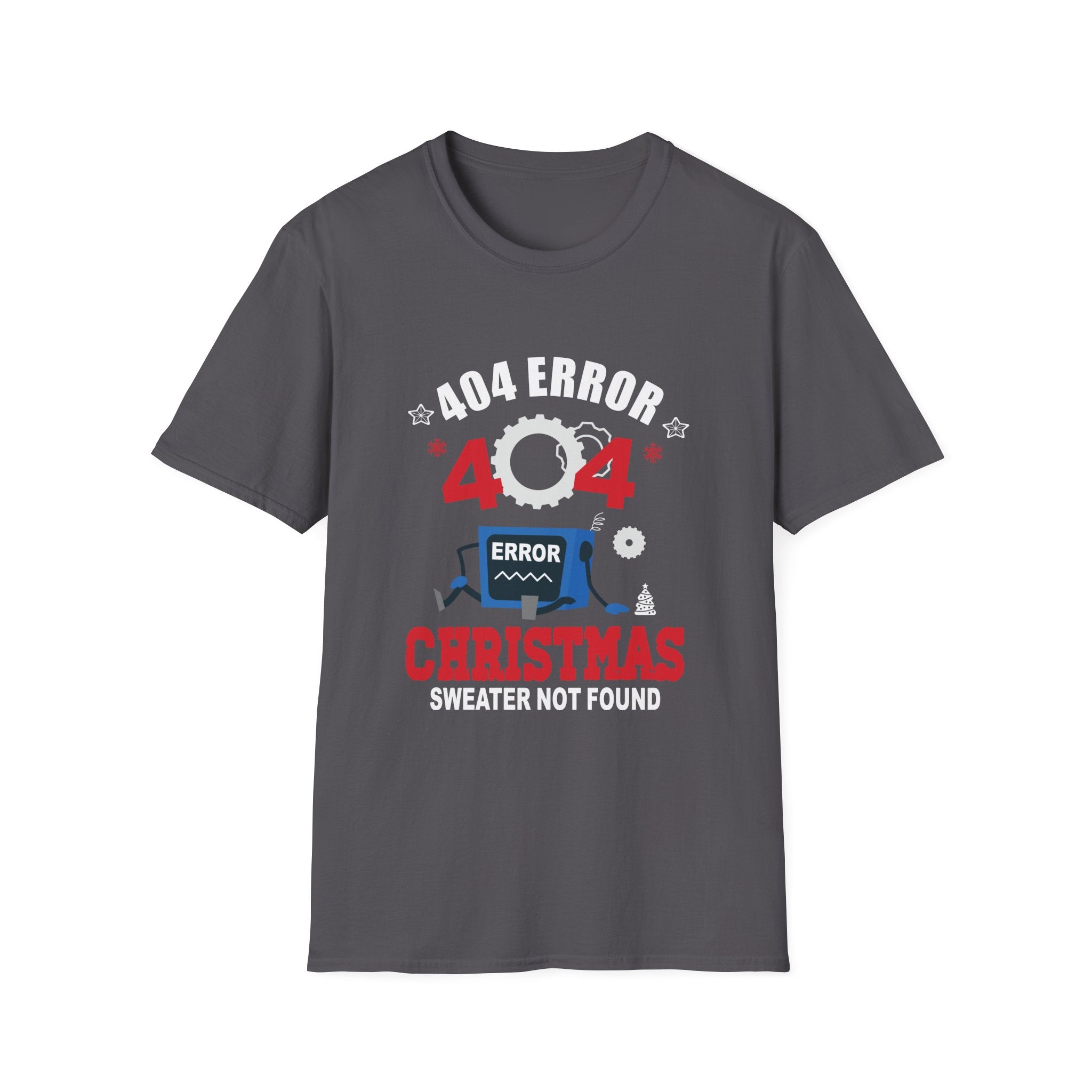 404 Error T-Shirt - Funny Tech Humor Tee, Unisex Gift for Programmers, Fun Christmas Apparel, Geeky Top, Quirky Design