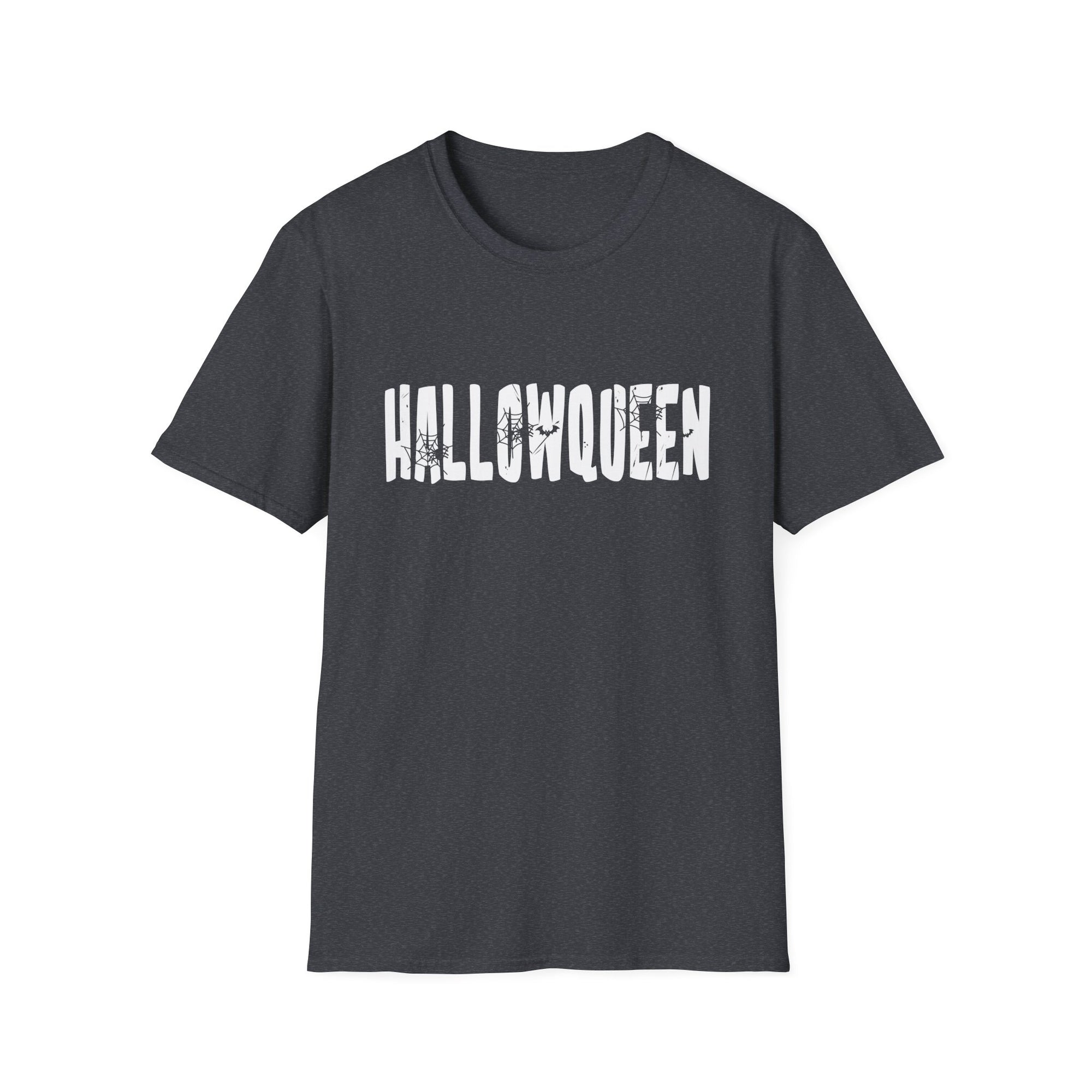Hallowqueen T-Shirt | Fun Halloween Tee, Unisex Halloween Shirt, Spooky Season Apparel, October Celebration Outfit, Boo-tiful Gift