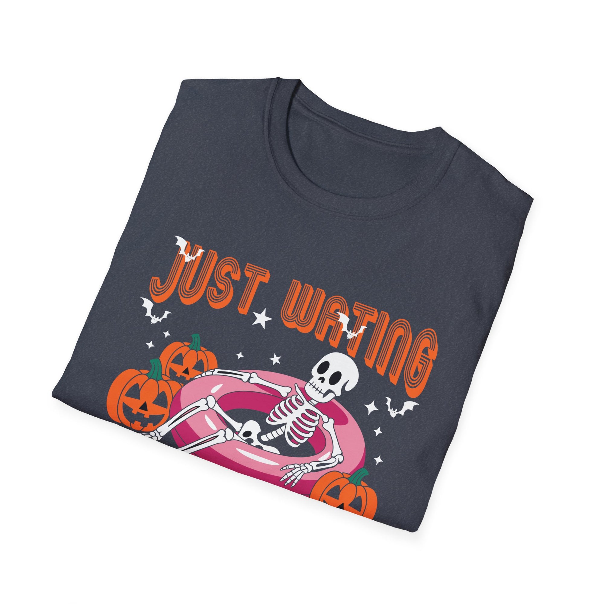 Halloween Skeleton T-Shirt | Unisex Softstyle Shirt, Fun Fall Apparel, Halloween Costume Tee, Spooky Season Shirt, Gift for Halloween Lovers