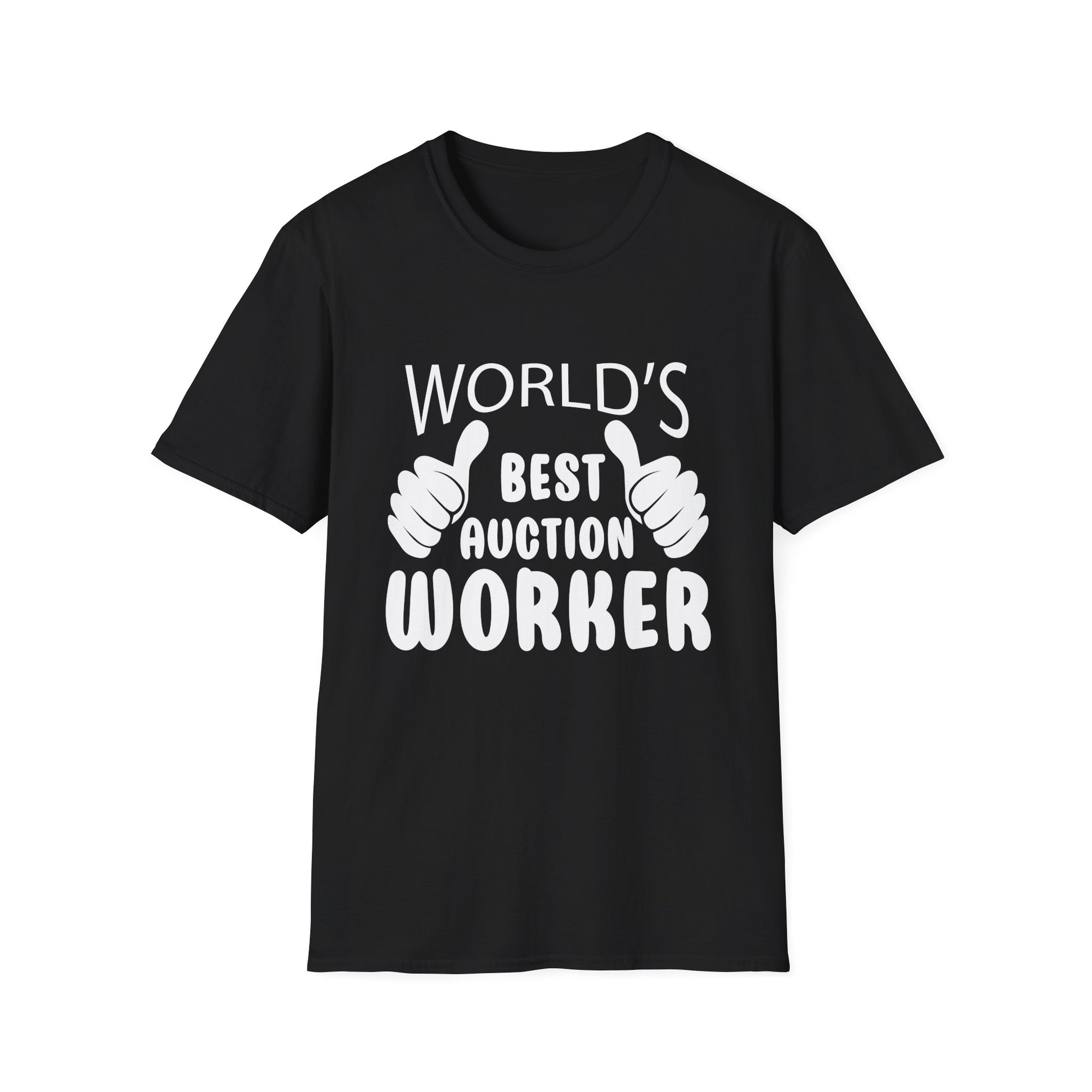 World's Best Auction Worker T-Shirt, Funny Gift, Unisex Tee, Auction Enthusiast Shirt, Father's Day, Work Appreciation