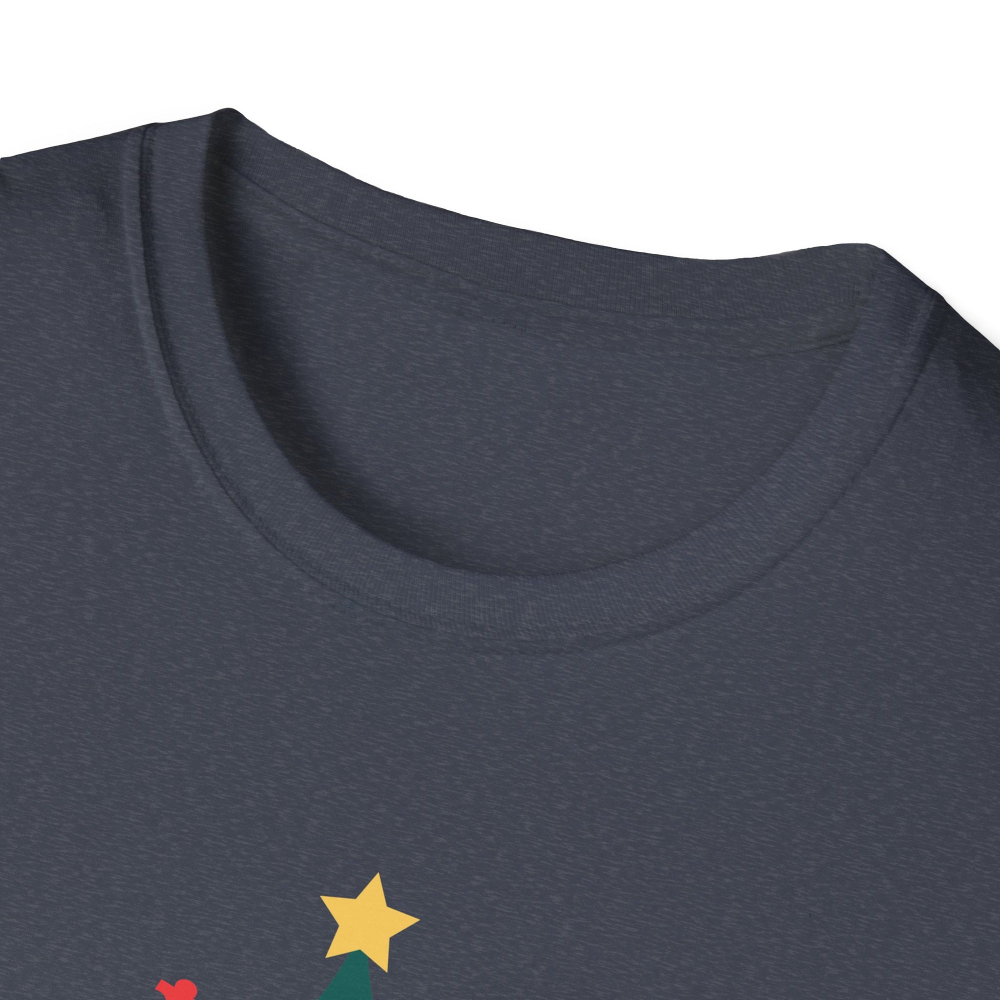 Christmas Tree Unisex Softstyle T-Shirt, Holiday Gift, Festive Apparel, Casual Wear, Christmas Celebration, Seasonal Fashion