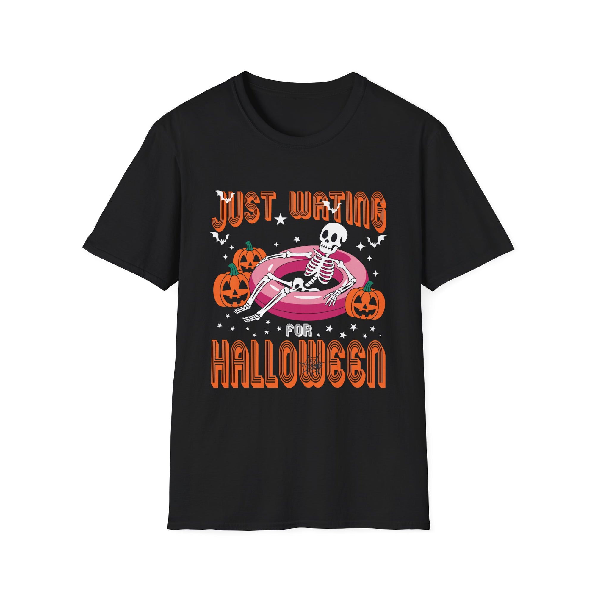 Halloween Skeleton T-Shirt | Unisex Softstyle Shirt, Fun Fall Apparel, Halloween Costume Tee, Spooky Season Shirt, Gift for Halloween Lovers
